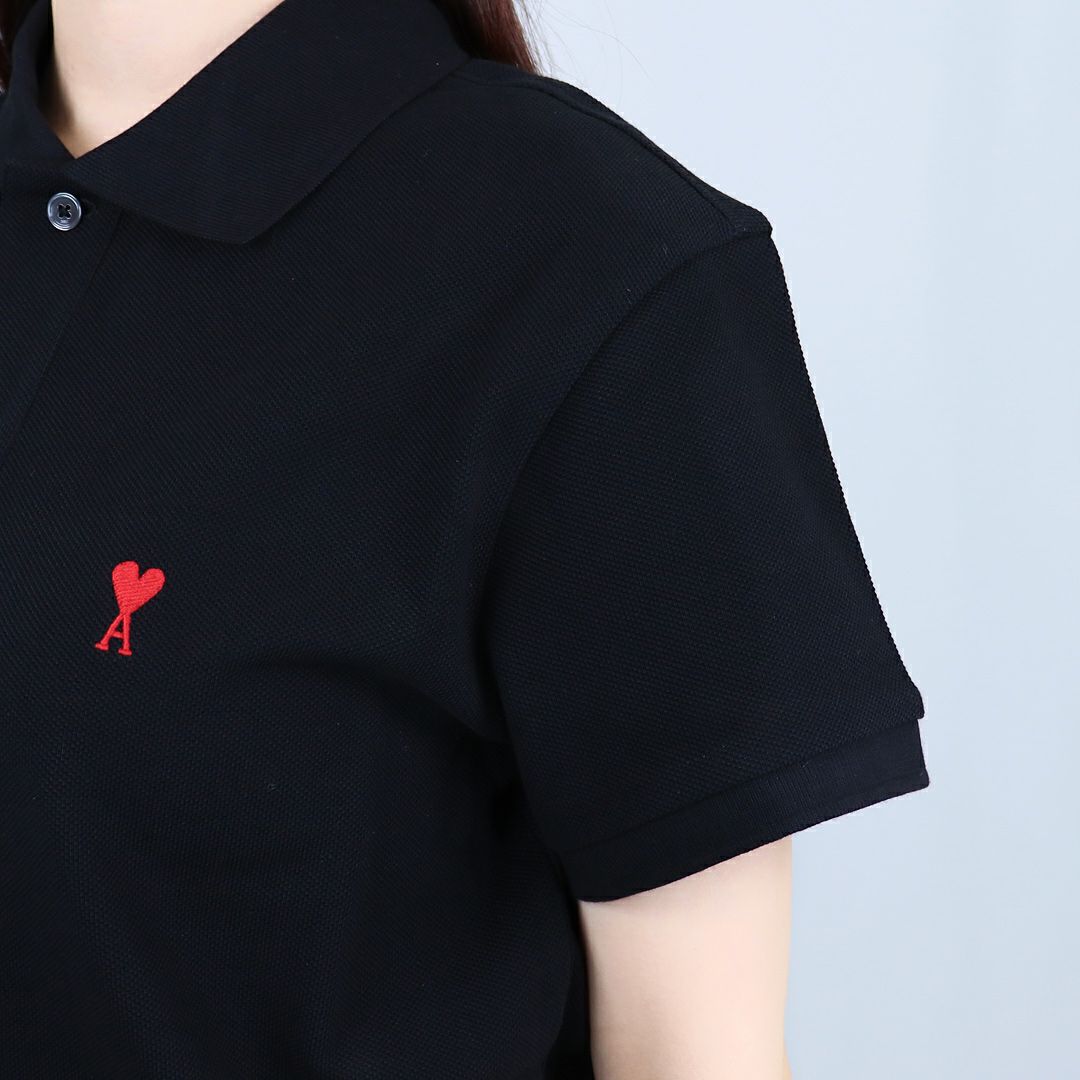 アミパリス AMI PARIS メンズ 半袖 ポロシャツ AMI DE COEUR POLO SHIRT BFUPL001.760