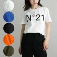 ヌメロヴェントゥーノ N°21 レディース ロゴTシャツ N21173 N0153