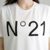 ヌメロヴェントゥーノ N°21 レディース ロゴTシャツ N21173 N0153