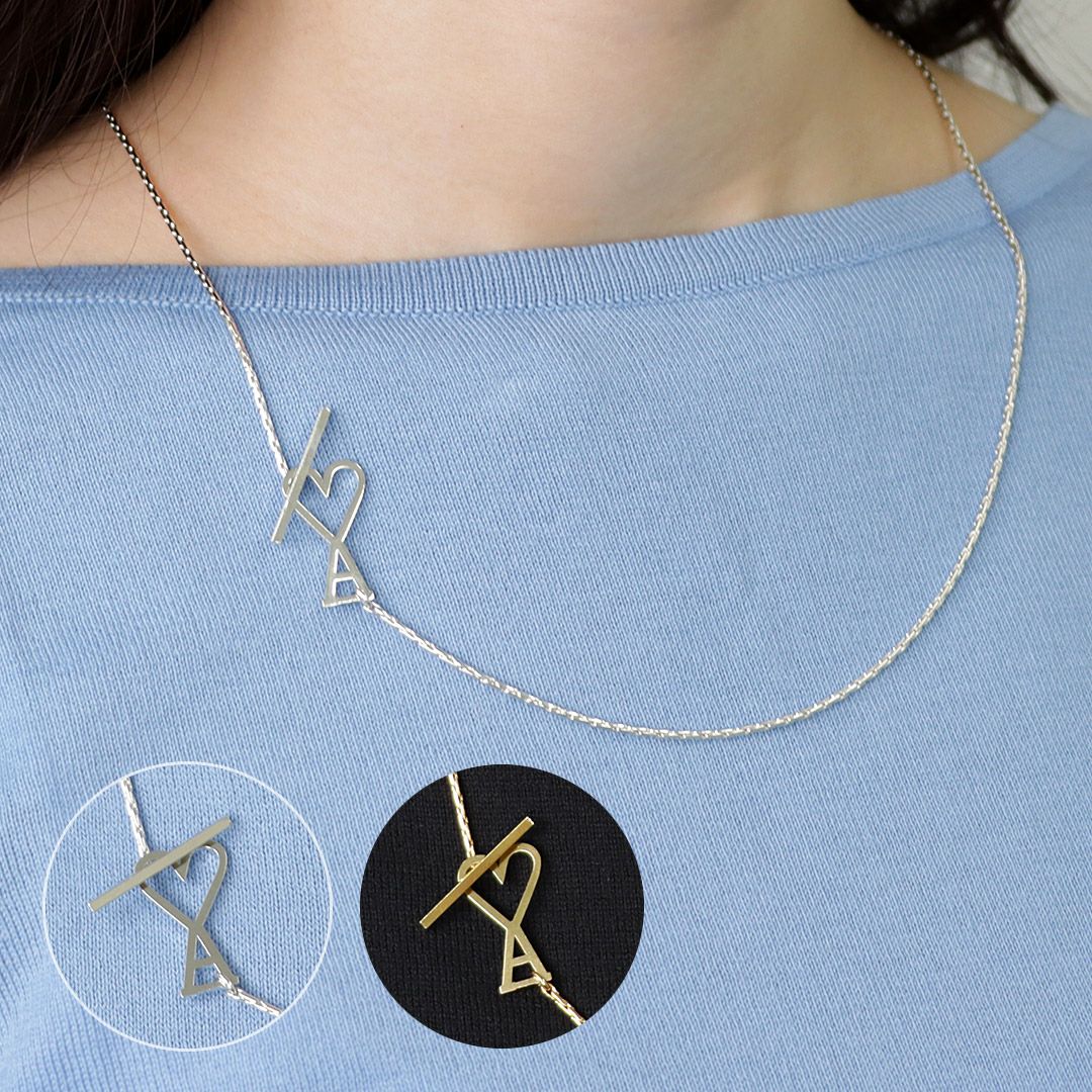 アミパリス AMI PARIS チェーンネックレス UKJW918 361 AMI DE COEUR 