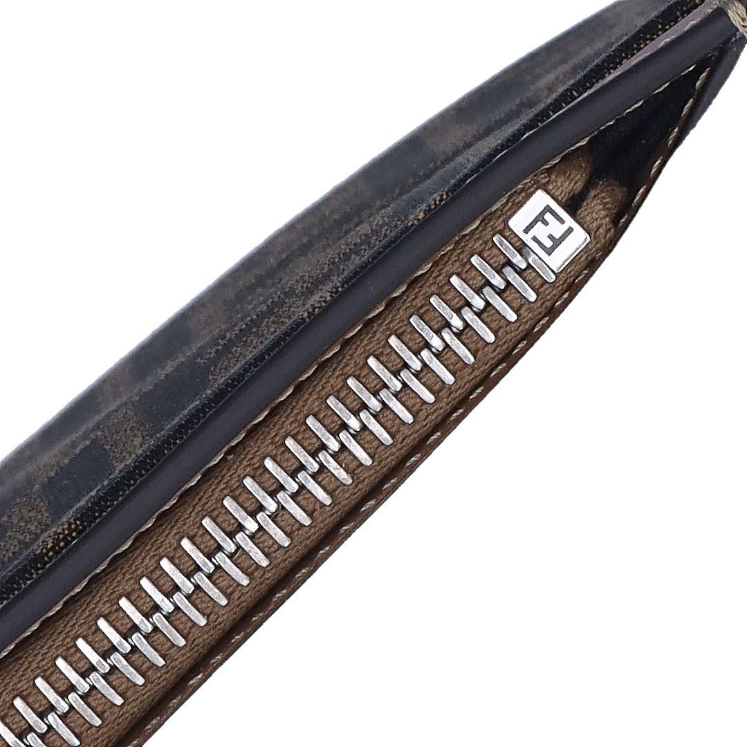 フェンディ FENDI クラッチバッグ フラット スリムクラッチ ミディアム FFジャカード 7N0134 AFBV F1HRM TBMR+SAND+PAL