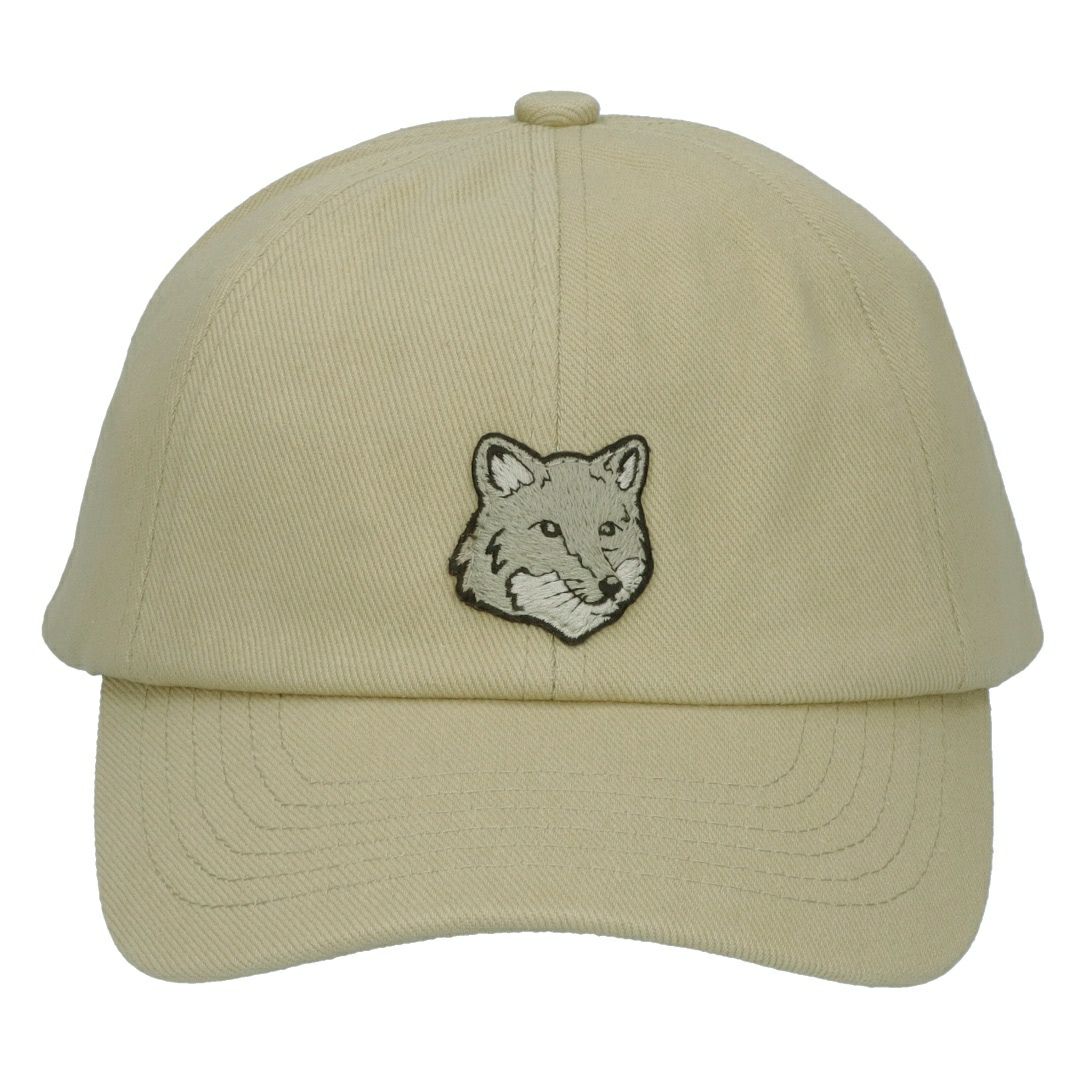 メゾンキツネ MAISON KITSUNE キャップ 帽子 MM06104WW0096 P357CANVAS ボールド フォックスヘッド 6P
