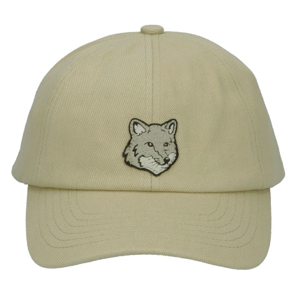 メゾンキツネ MAISON KITSUNE キャップ 帽子 MM06104WW0096 P357CANVAS ボールド フォックスヘッド 6P