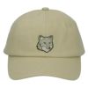 メゾンキツネ MAISON KITSUNE キャップ 帽子 MM06104WW0096 P357CANVAS ボールド フォックスヘッド 6P