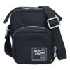 メゾンキツネ MAISON KITSUNE ショルダーバッグ MM05165WQ1001 P199 BLACK THE TRAVELLER クロスボディ