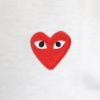 コムデギャルソン COMME DES GARCONS ユニセックス メンズ レディース 半袖Tシャツ PLAY RED/GOLD HEART ワンポイント Tシャツ AZ-T216