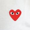 コムデギャルソン COMME DES GARCONS ユニセックス メンズ レディース 半袖Tシャツ PLAY RED/GOLD HEART ワンポイント Tシャツ AZ-T216