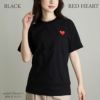 コムデギャルソン COMME DES GARCONS ユニセックス メンズ レディース 半袖Tシャツ PLAY RED/GOLD HEART ワンポイント Tシャツ AZ-T216