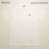 コムデギャルソン COMME DES GARCONS ユニセックス メンズ レディース 半袖Tシャツ PLAY RED/GOLD HEART ワンポイント Tシャツ AZ-T216