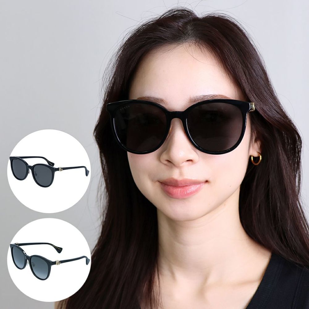 グッチ GUCCI メンズ レディース サングラス 1180/SK/001 BLACK BLACK GREY
