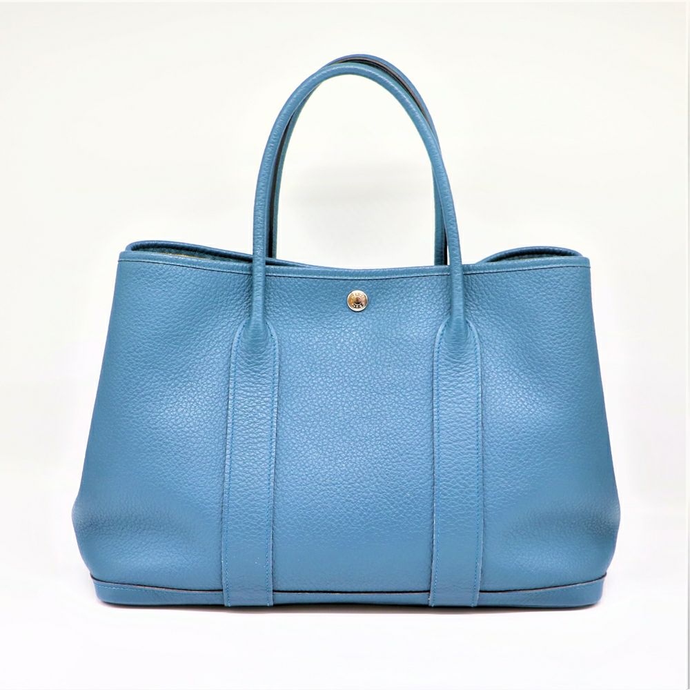 【リユース品】 エルメス HERMES バッグ ハンドバッグ ガーデンパーティPM ブルー系 【お取り寄せ】