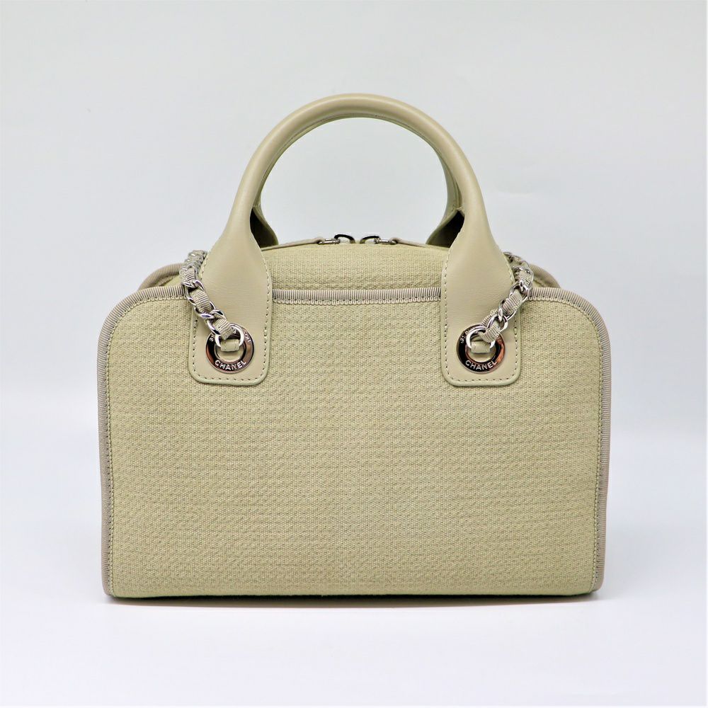 【リユース品】 シャネル CHANEL バッグ 2WAYバッグ ドーヴィル ボーリングバッグ A92749 グレー系/シルバー金具 【お取り寄せ】