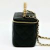 【リユース品】 シャネル CHANEL バッグ ショルダーバッグ ヴァニティ チェーンクラッチ AP3768 ブラック/ゴールド金具 【お取り寄せ】