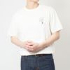 メゾンキツネ MAISON KITSUNE メンズ 半袖 Tシャツ カフェ キツネ フォックス リラックス Tシャツ SPCKHSMU00101 P709 TAPIOCA