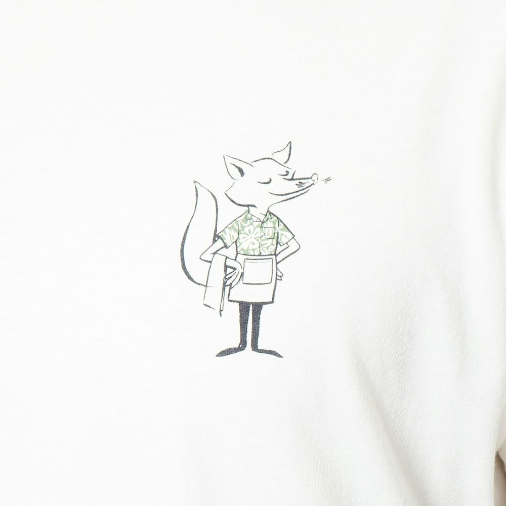 メゾンキツネ MAISON KITSUNE メンズ 半袖 Tシャツ カフェ キツネ フォックス リラックス Tシャツ SPCKHSMU00101 P709 TAPIOCA