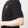 コムデギャルソン COMME DES GARCONS ユニセックス メンズ レディース 半袖Tシャツ PLAY DOUBLE RED HEART Tシャツ AZ-T288