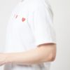 コムデギャルソン COMME DES GARCONS ユニセックス メンズ レディース 半袖Tシャツ PLAY TRIPLE RED HEART Tシャツ AX-T337