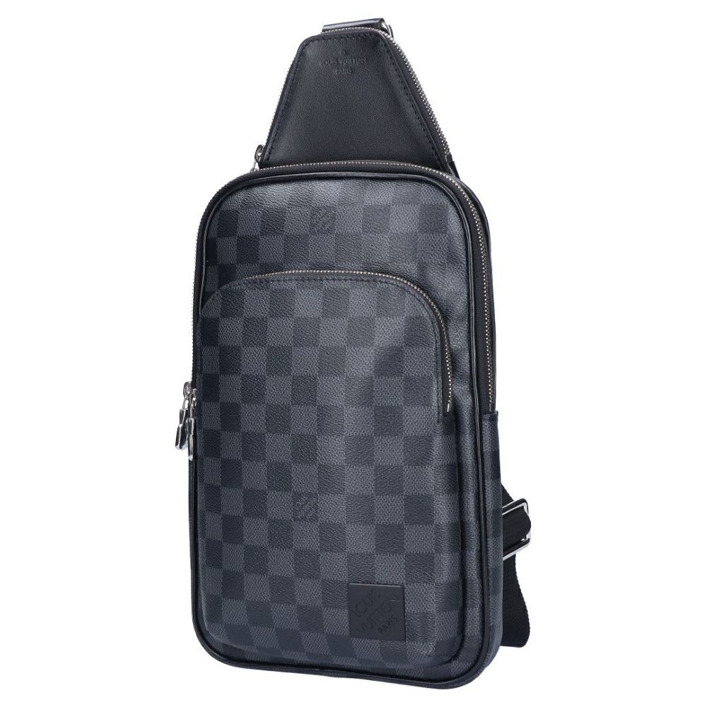 ルイヴィトン LOUIS VUITTON ボディバッグ アヴェニュー・スリングバッグ N45302 ブラック