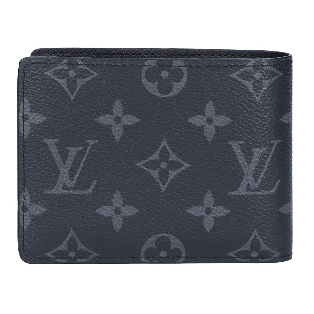 ルイヴィトン LOUIS VUITTON 折り財布 2つ折り財布 ポルトフォイユ･ミュルティプル M61695 ブラック