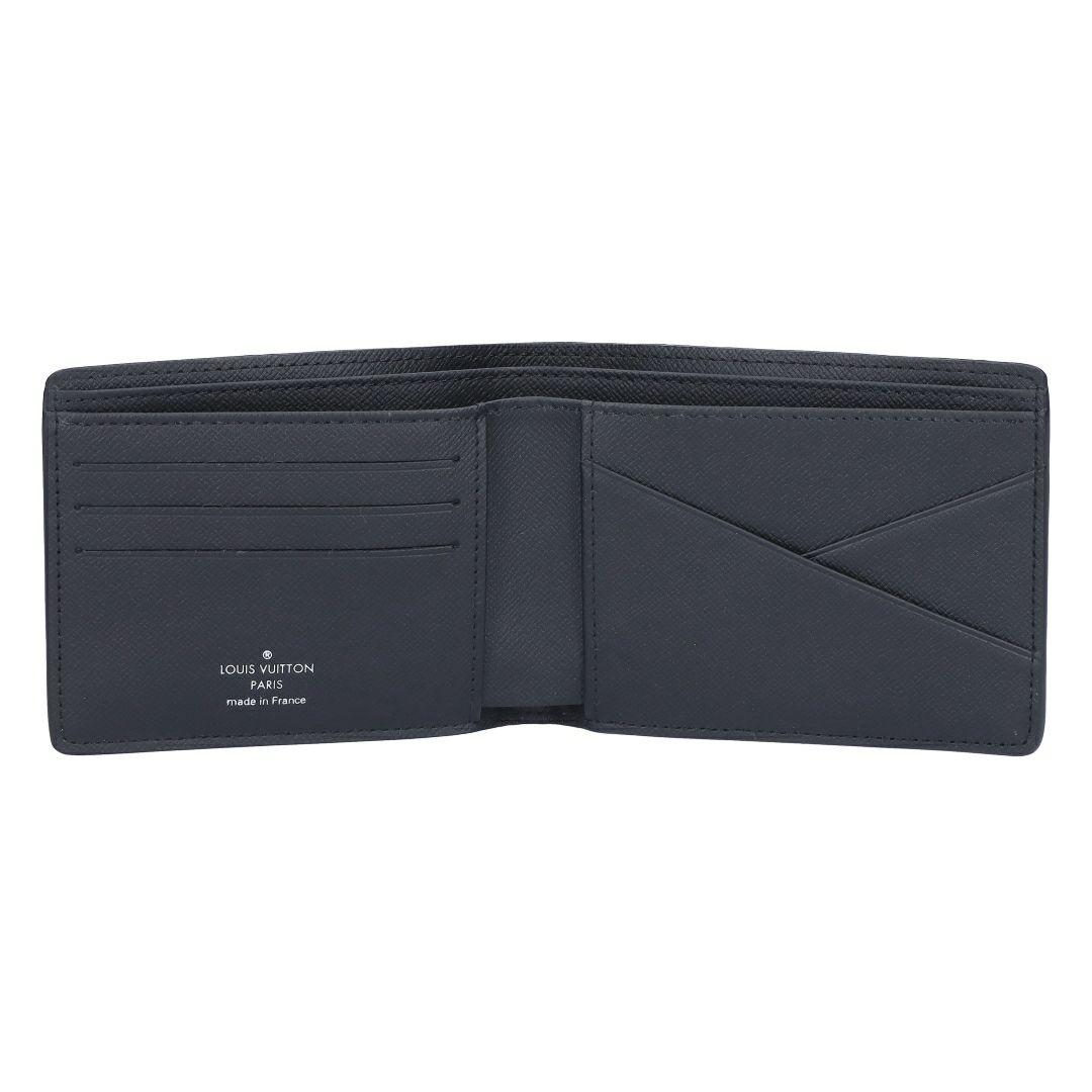 ルイヴィトン LOUIS VUITTON 折り財布 2つ折り財布 ポルトフォイユ･ミュルティプル M61695 ブラック