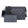 ルイヴィトン LOUIS VUITTON 2WAYバッグ ガストン･ウェアラブル ウォレット M81124 ブラック