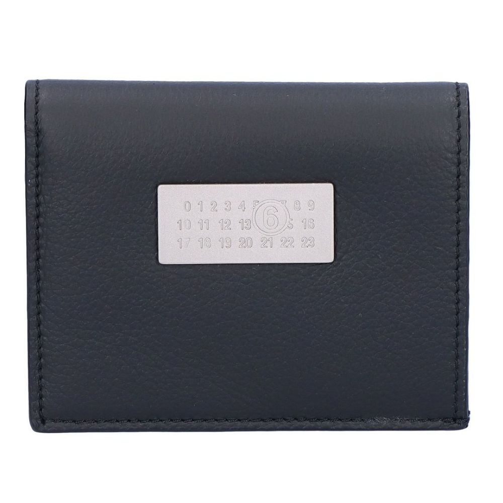 エムエムシックス メゾンマルジェラ MM6 MAISON MARGIELA 折り財布 2つ折り財布 ニューメリック SA5UI0015P5691 T8013 BLACK