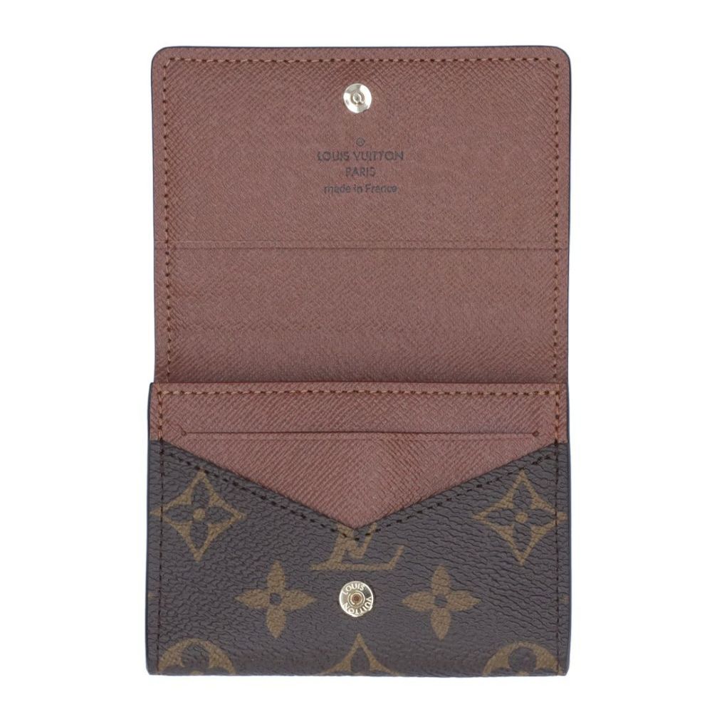ルイヴィトン LOUIS VUITTON カードケース 名刺入れ アンヴェロップ･カルト ドゥ ヴィジット M63801 ブラウン