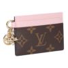 ルイヴィトン LOUIS VUITTON カードケース パスケース ポルト カルト･LV チャーム M82739 ブラウン