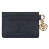 ルイヴィトン LOUIS VUITTON カードケース パスケース ポルト カルト･LV チャーム M82132 ブラック