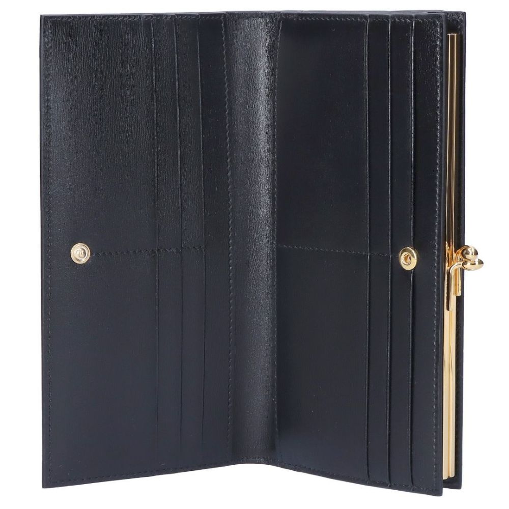 ジルサンダー JIL SANDER 長財布 がま口長財布 GOJI J07UI0014P4840 001 BLACK パースミディアム