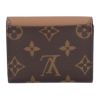 ルイヴィトン LOUIS VUITTON 折財布 三つ折り財布 ミニ財布 ポルトフォイユ・ゾエ M80725 ブラウン