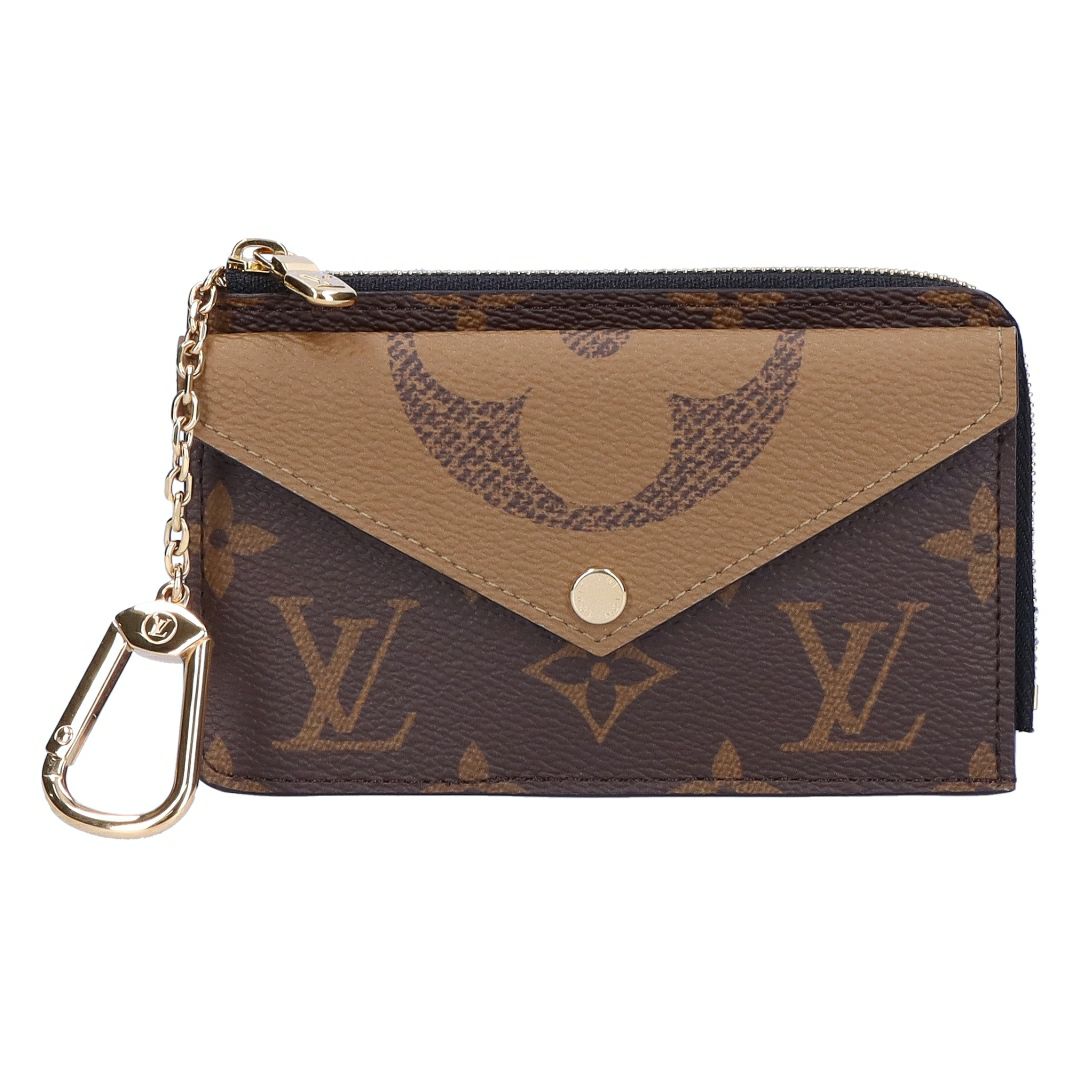 ルイヴィトン LOUIS VUITTON カードケース パスケース コインケース ポルトカルト・レクトヴェルソ M81303 ブラウン