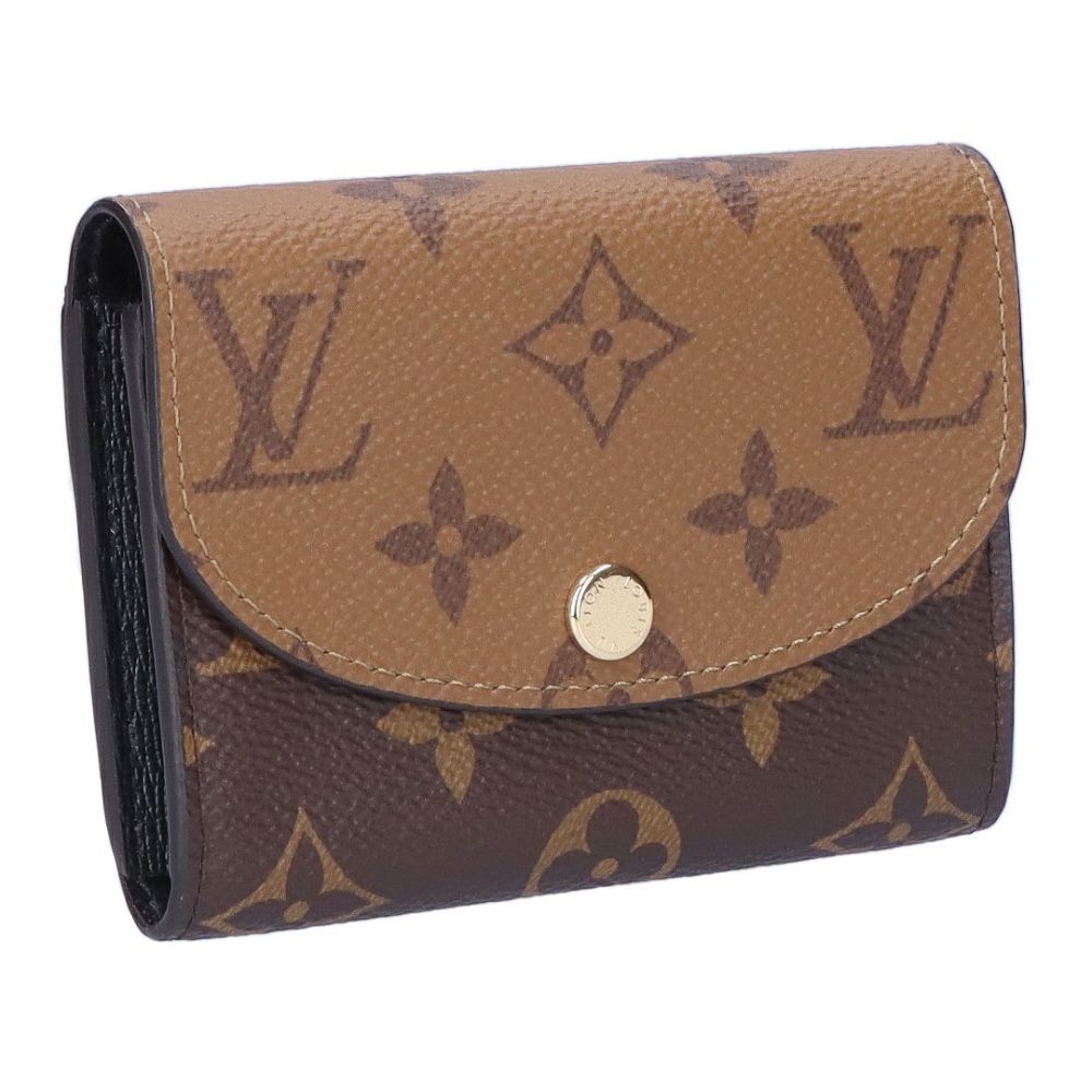 ルイヴィトン LOUIS VUITTON 折財布 ミニ財布 ポルトモネ・ロザリ M82333 ブラウン