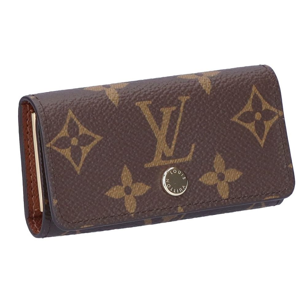 ルイヴィトン LOUIS VUITTON キーケース ミュルティクレ4 M69517 ブラウン