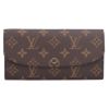 ルイヴィトン LOUIS VUITTON 長財布 ポルトフォイユ・エミリー フューシャ M60697 ブラウン