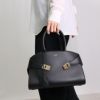 フェラガモ FERRAGAMO 2WAYバッグ HUG ハンドバッグ スモール 215608 766758 NERO