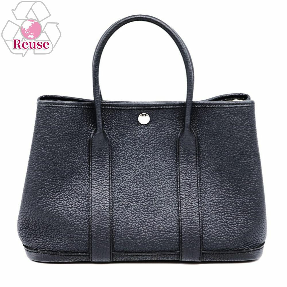 【リユース品】 エルメス HERMES バッグ ハンドバッグ ガーデンパーティTPM ブルーインディゴ 【お取り寄せ】