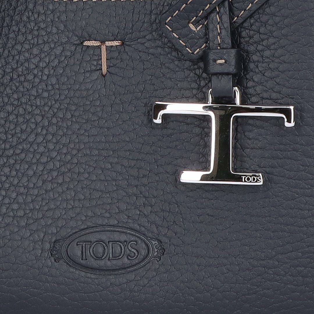 トッズ TOD’S 2WAYバッグ Tタイムレス XBWAPAFL000QRI B999 NERO マイクロ