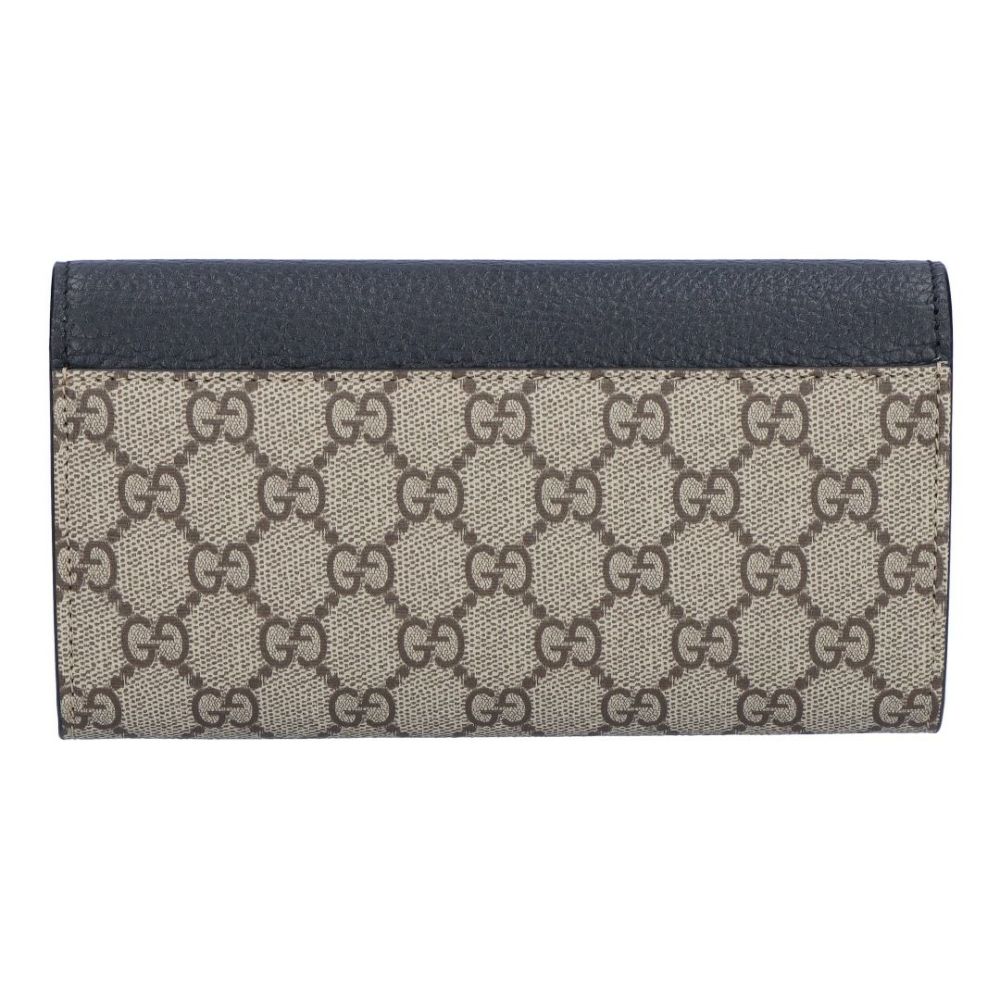 グッチ GUCCI 長財布 【GGマーモント：GG MARMONT】 456116 17WAG 1283 NERO ブラック【お取り寄せ】