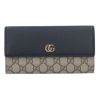 グッチ GUCCI 長財布 【GGマーモント：GG MARMONT】 456116 17WAG 1283 NERO ブラック【お取り寄せ】