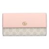 グッチ GUCCI 長財布 【GGマーモント：GG MARMONT】 456116 AACFE 5945 ピンク【お取り寄せ】