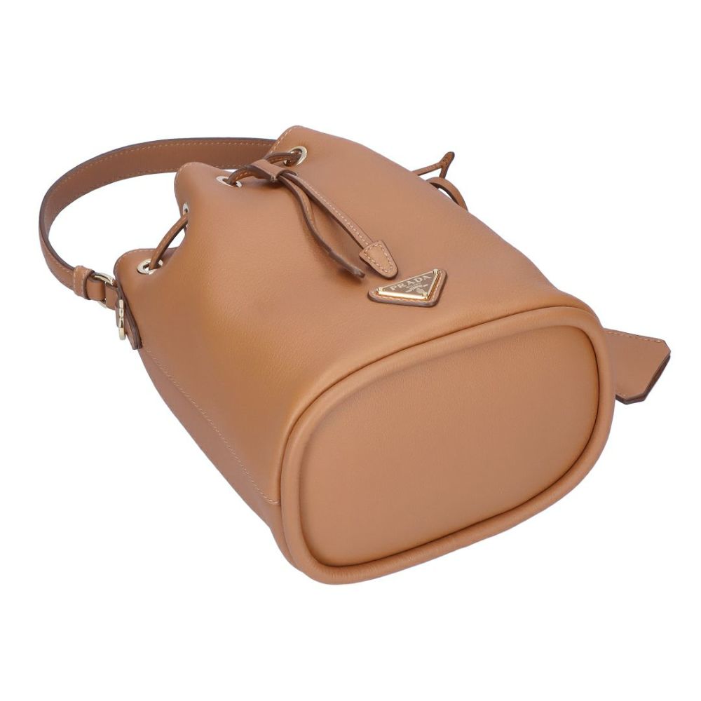 プラダ PRADA 2WAYバッグ SOFT GRAIN 1BE067 2CYS F03BH CARAMEL