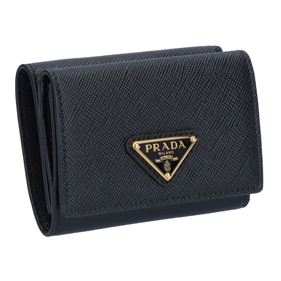 プラダ PRADA 折財布 三つ折り財布 SAFFIANO TRIANG 1MH042 QHH F0002 