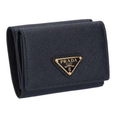 プラダ PRADA 財布 折財布 1MV204 QWA F0002 【SAFFIANO METAL】 NERO | 海外ブランド・ファッション通販 |  X-SELL エクセル