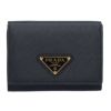 プラダ PRADA 折財布 三つ折り財布 SAFFIANO TRIANG 1MH042 QHH F0002 NERO ブラック