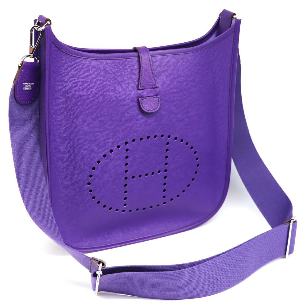 【リユース品】 エルメス HERMES バッグ ショルダーバッグ エヴリン3PM ウルトラバイオレット/シルバー金具 【お取り寄せ】
