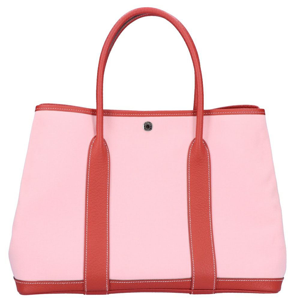 【リユース品】 エルメス HERMES バッグ ハンドバッグ ガーデンパーティPM ピンク系 【お取り寄せ】