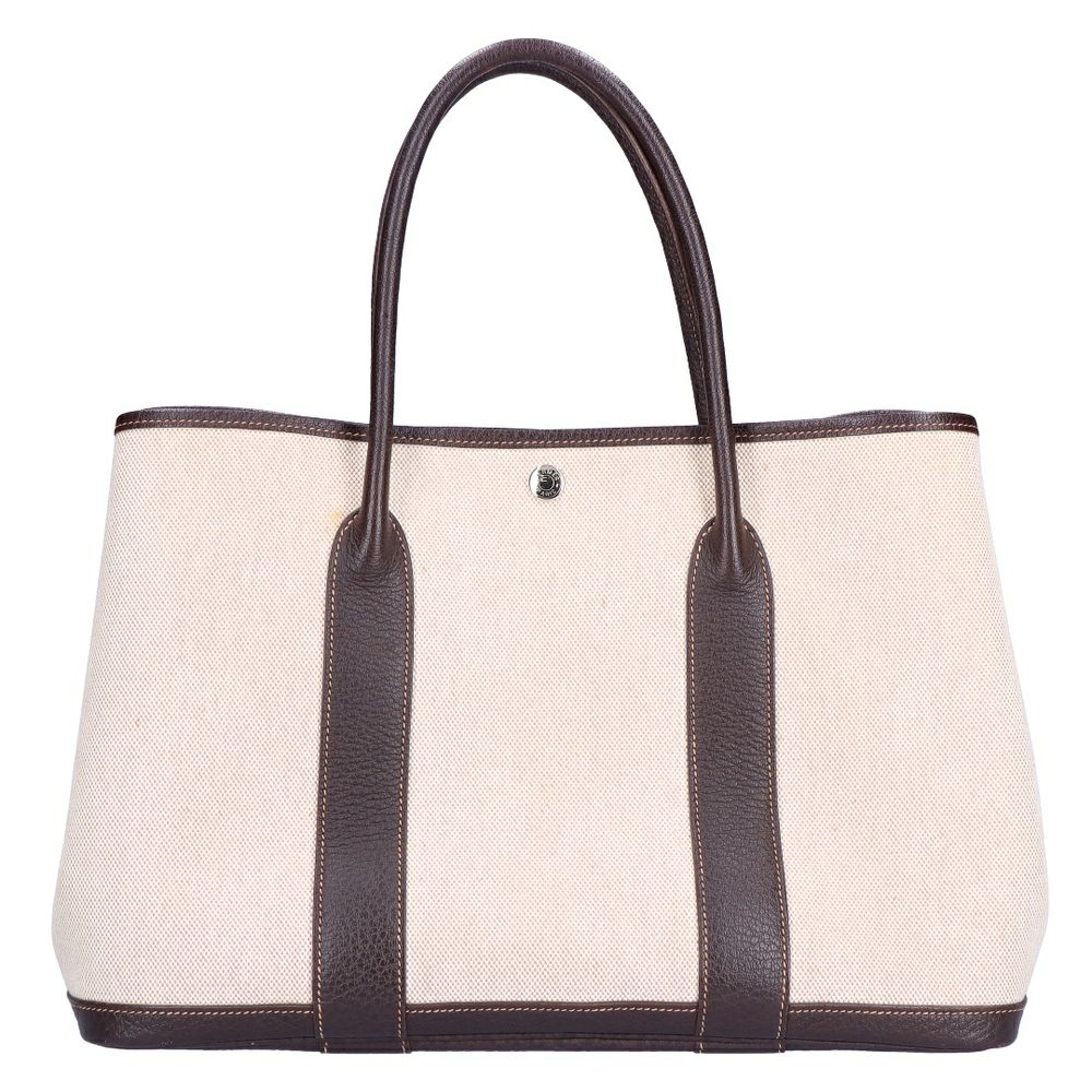 【リユース品】 エルメス HERMES バッグ ハンドバッグ ガーデンパーティPM ベージュ系/ブラウン系 【お取り寄せ】