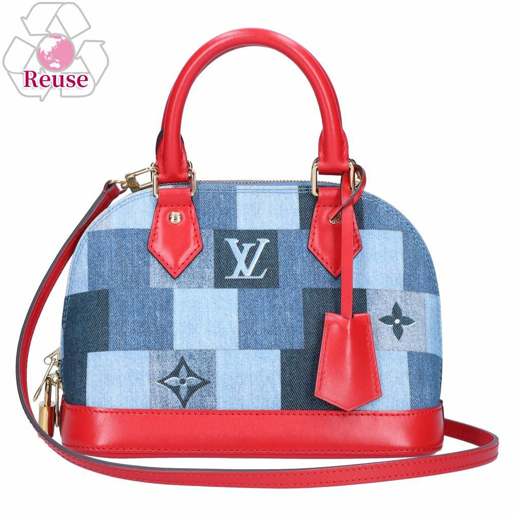 【リユース品】 ルイヴィトン LOUIS VUITTON バッグ 2WAYバッグ アルマBB M45042 ブルー×レッド 【お取り寄せ】