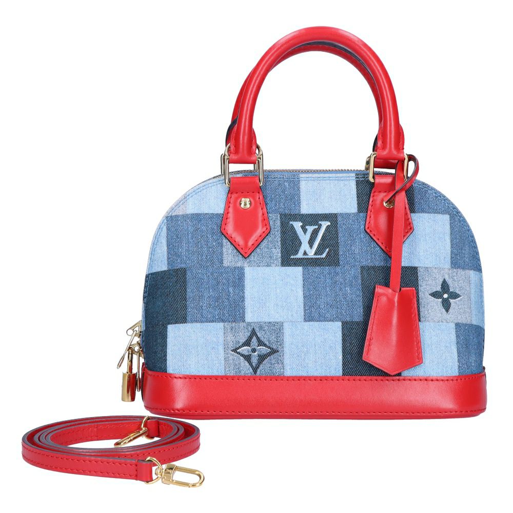 【リユース品】 ルイヴィトン LOUIS VUITTON バッグ 2WAYバッグ アルマBB M45042 ブルー×レッド 【お取り寄せ】